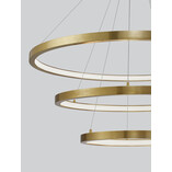 Lampa Wisząca Złota LED - Nowoczesny Żyrandol Glamour | Decolab24