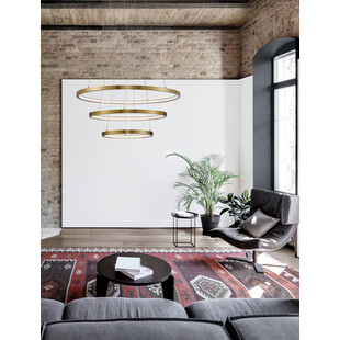 Lampa Wisząca Złota LED - Nowoczesny Żyrandol Glamour | Decolab24