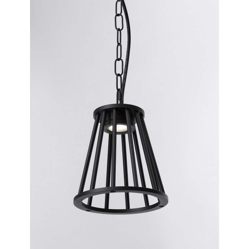 Lampa Ogrodowa Wisząca Rissa LED Czarna | Decolab24