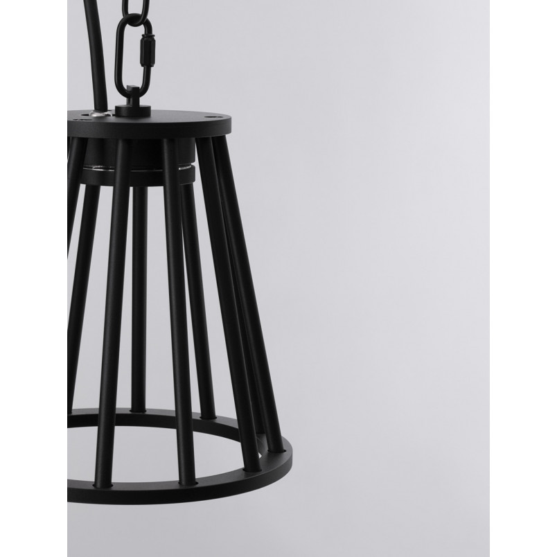 Lampa Ogrodowa Wisząca Rissa LED Czarna | Decolab24