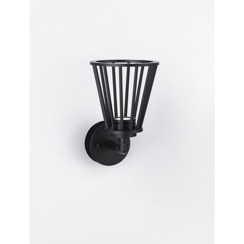 Kinkiet ogrodowy Rissa LED czarny | Decolab24