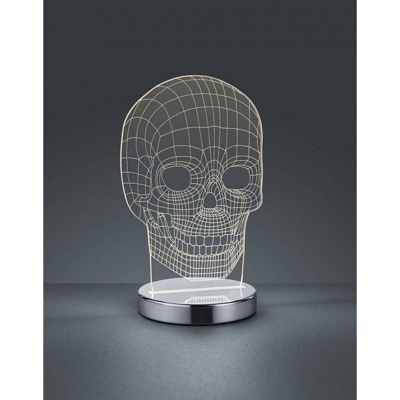 Lampa Stołowa Skull Reality - Oryginalny Design | Kup Teraz