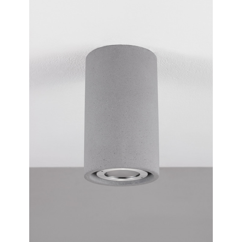 Plafon zewnętrzny betonowy Ezra LED - Decolab24