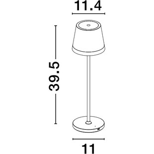 Lampa ogrodowa na stół Enea LED 3000K biała