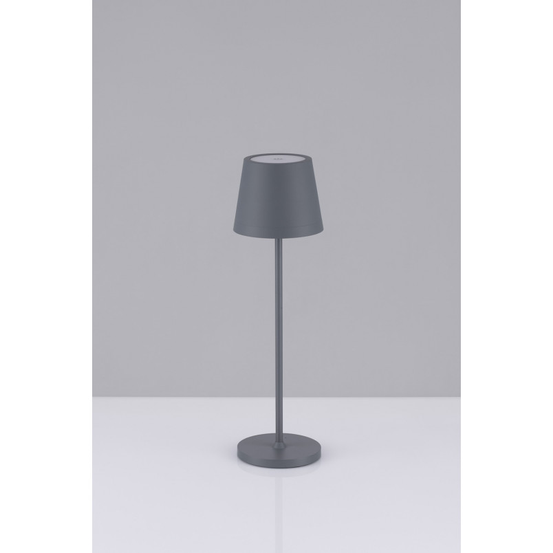 Lampa stołowa Enea LED - szara, nowoczesny design | Decolab24