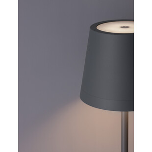 Lampa stołowa Enea LED - szara, nowoczesny design | Decolab24