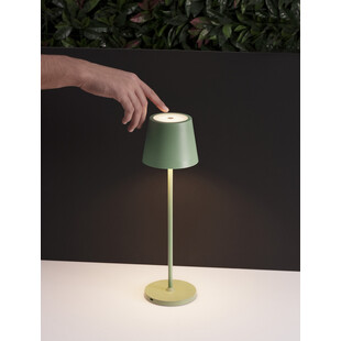 Lampa ogrodowa na stół Enea LED 3000K oliwkowa