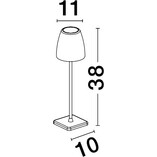 Lampa zewnętrzna Hunter LED - Oliwkowa | Decolab24