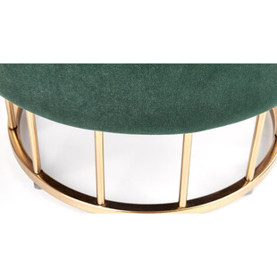 Pufa welurowa glamour Minty Halmar | Zielona, z schowkiem