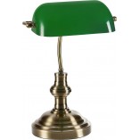 Lampa biurkowa Bankers zielona Markslojd | Styl retro