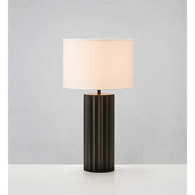 Lampa stołowa Hashira biało-czarna | Markslojd - Skandynawski design