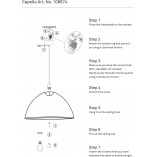 Lampa bambusowa boho Capello czarna - Markslojd | Salon