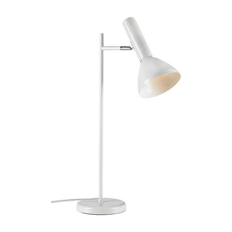 Lampa stołowa Metro biała Markslojd - Skandynawski design