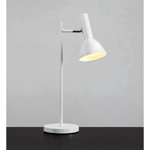 Lampa stołowa Metro biała Markslojd - Skandynawski design