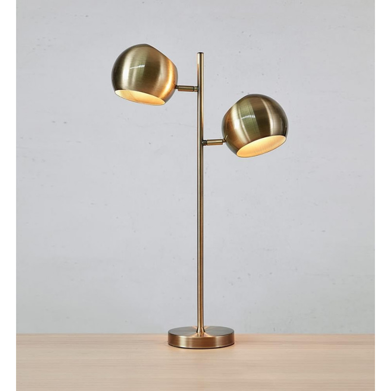Lampa stołowa mosiężna Edgar - Markslojd | Eleganckie oświetlenie