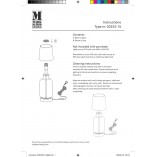 Lampa stołowa szklana Costero | Markslojd - Elegancki Design