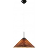 Lampa Wisząca Japandi Plisado Szara Markslojd | 50cm