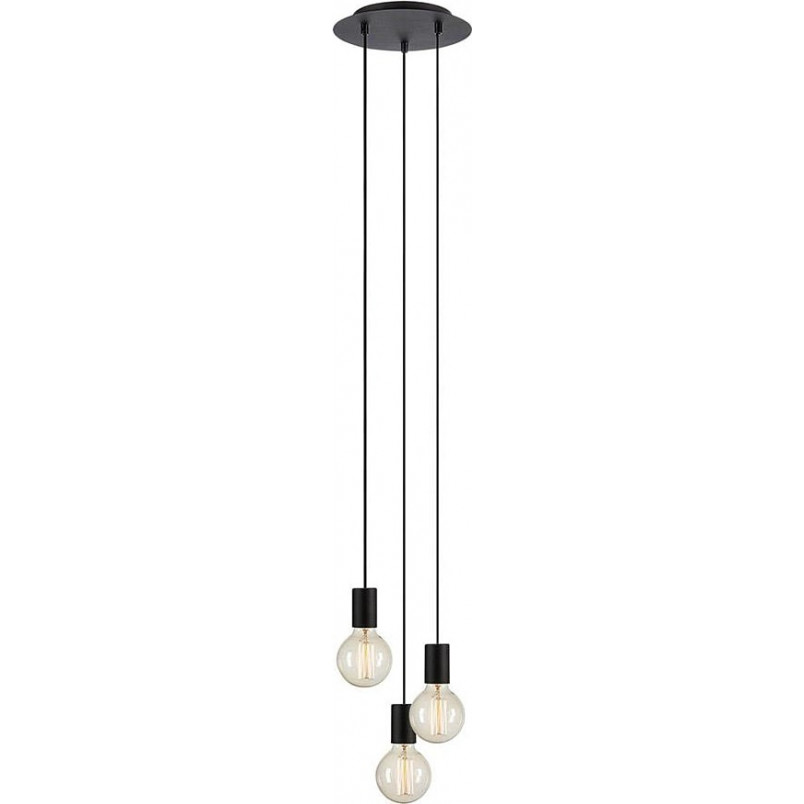 Lampa Wisząca Loft Cielo 3-punktowa Czarna | Markslojd