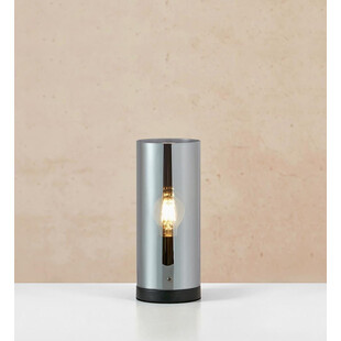 Lampa stołowa szklana retro Post 12cm czarny - Markslojd