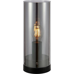 Lampa stołowa szklana retro Post 12cm czarny - Markslojd
