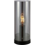 Lampa stołowa szklana retro Post 12cm czarny - Markslojd