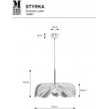 Lampa wisząca Styrka | Markslojd - Elegancki design