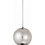 Lampa wisząca Mirror Glow - Srebrna kula szklana | Step