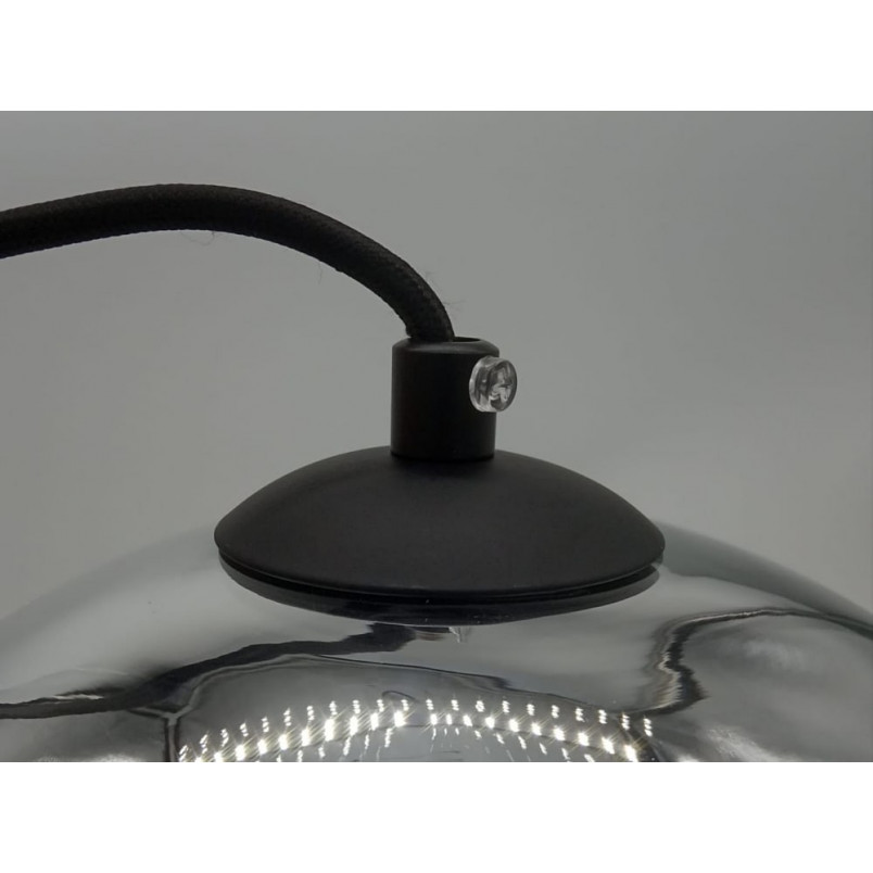 Lampa wisząca Mirror Glow - Srebrna kula szklana | Step