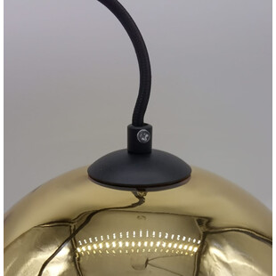 Lampa wisząca Mirror Glow - złota kula | Step Into Design