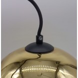 Lampa wisząca Mirror Glow - złota kula | Step Into Design