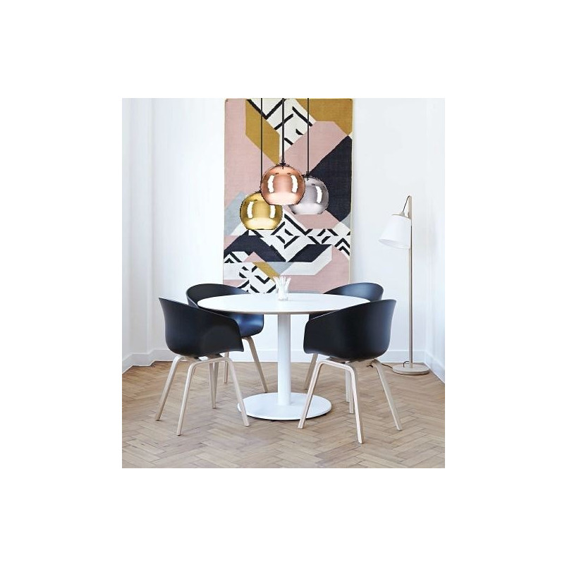 Lampa wisząca Mirror Glow - złota kula | Step Into Design