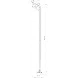 Lampa zewnętrzna Pathway Pro Nowodvorski | LED 4000K