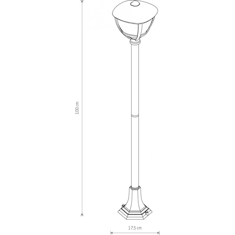 Lampa Ogrodowa Stojąca Amelia Czarna | Nowodvorski