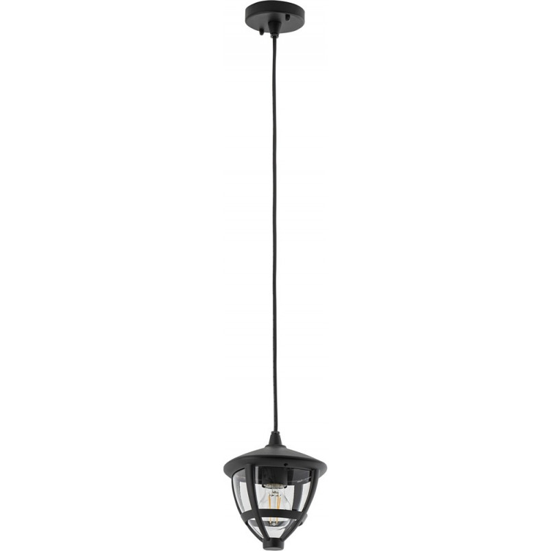Lampa wisząca Nowodvorski Amelia | Czarna latarnia ogrodowa