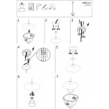 Lampa wisząca Nowodvorski Amelia | Czarna latarnia ogrodowa