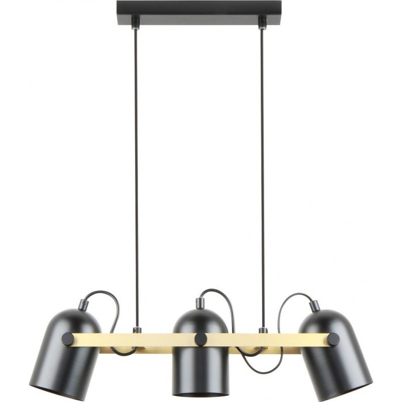 Lampa Wisząca Fati Czarno-Złota | ZumaLine - Loftowa