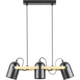 Lampa Wisząca Fati Czarno-Złota | ZumaLine - Loftowa