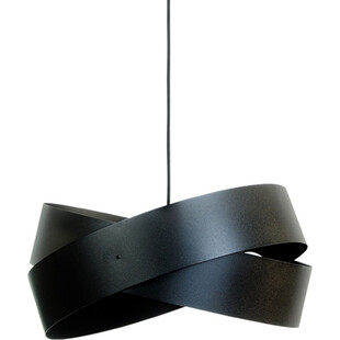 Lampa wisząca nowoczesna Tornado II 50cm czarna Zumaline