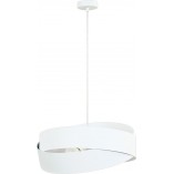Lampa wisząca Tornado II 50cm biała | ZumaLine - Nowoczesne oświetlenie