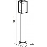 Lampa zewnętrzna Griffin Nordlux - Szkło dymione, E27