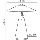 Lampa stołowa Taido chrom - Design For The People