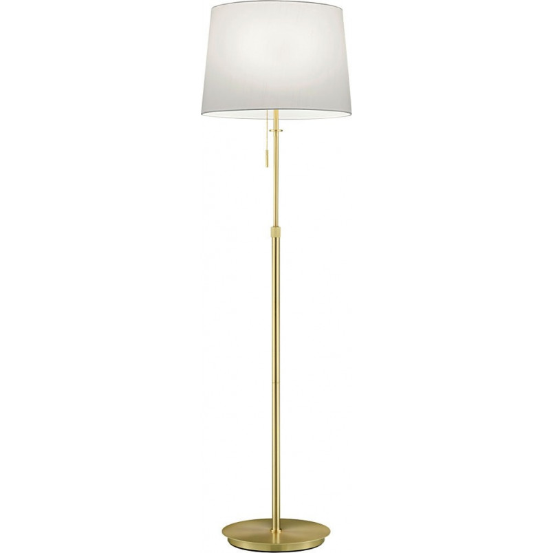 Lampa podłogowa Glamour Biała/Mosiądz - Trio Lyon | Kup Teraz