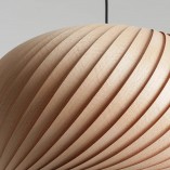 Lampa wisząca drewniana Nature Dark 45cm | Aldex