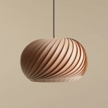 Lampa wisząca drewniana Nature Dark | Aldex - Skandynawski Design