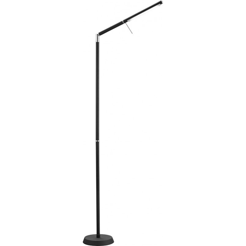 Lampa podłogowa LED Trio | Minimalistyczny design, czarny mat