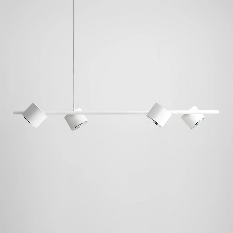 Lampa Wisząca Biała Aldex Bot 121cm | Nowoczesne Oświetlenie