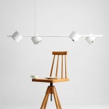 Lampa Wisząca Biała Aldex Bot 121cm | Nowoczesne Oświetlenie