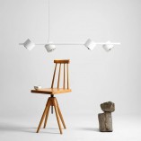 Lampa Wisząca Biała Aldex Bot 121cm | Nowoczesne Oświetlenie