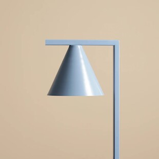 Lampa biurkowa stożek Form dusty blue Aldex - Sklep online