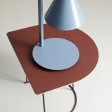 Lampa biurkowa stożek Form dusty blue Aldex - Sklep online